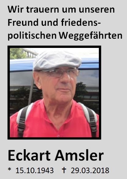 Eckart Amsler gestorben 29.03.18